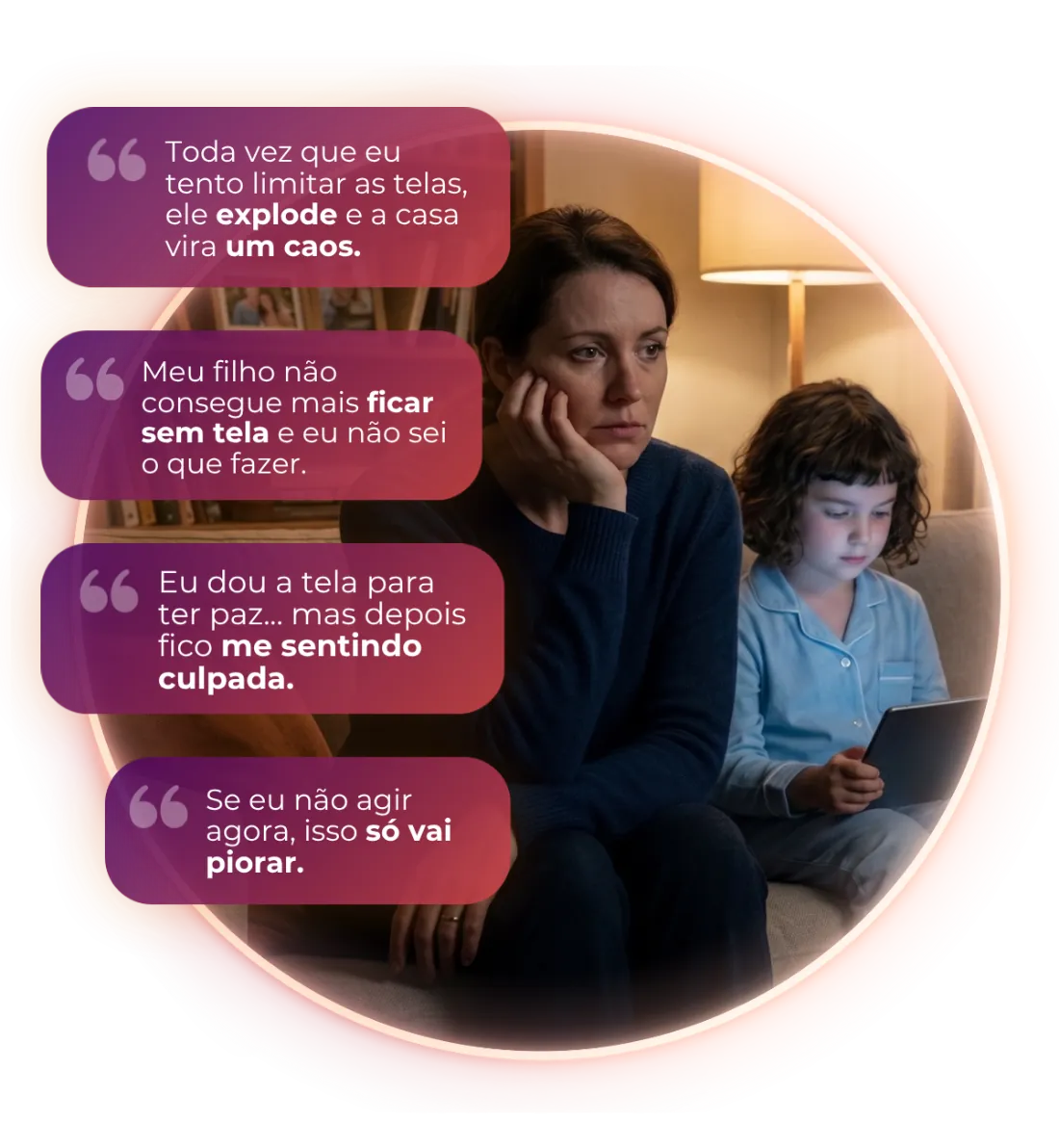 Pensamentos: toda vez que tento limitar as telas...